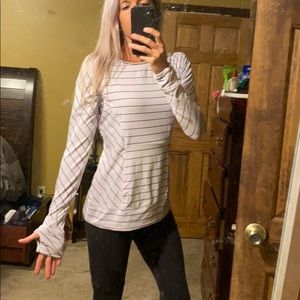 Reebok long sleeve yoga shirt